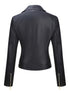 Synthetik Lederjacke für Damen - Modische Motorradjacke für legere Outfits